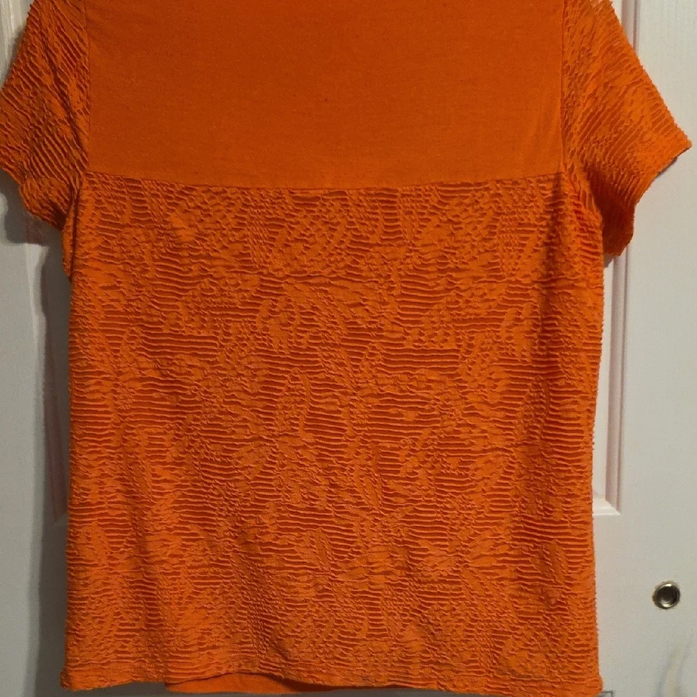 Calvin Klein Bright Orange Top - Picture 9 of 9